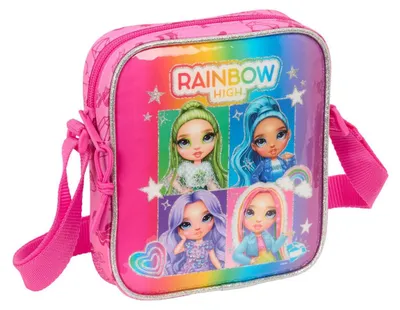Obrázek produktu pro Taška přes rameno Rainbow High Shine Colourful 16 x 18 x 4 cm
