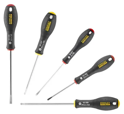 Produktbild von STANLEY FATMAX Schraubendreher-Set 5-teilig Schl. Phillips Qualitätsstahl sandgestrahlt