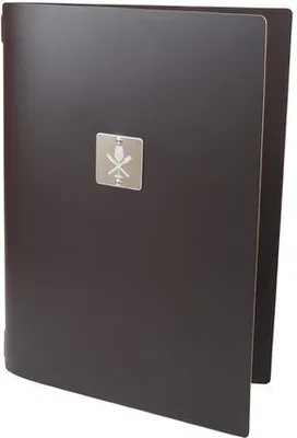 Produktbild von 1x Speisekarte "FASHION" braun A4