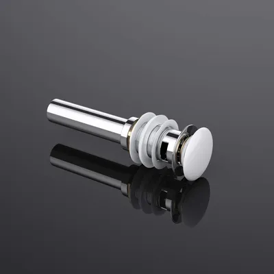 Immagine prodotto di doporro Piletta di Scarico, Set di Pilette per Lavabo Valvola Push Up con Funzione Troppopieno PU14
