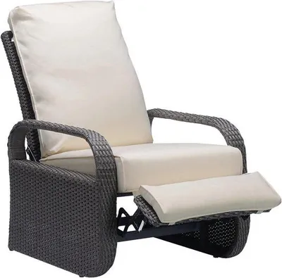 Produktbild von Loungefauteuil Verstellbar mit Kissen - Wetterbeständig Rattan