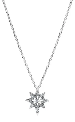 Produktbild von Pandora Sterling silver Cubic Zirconia Clear 393600C01-45 Halskette