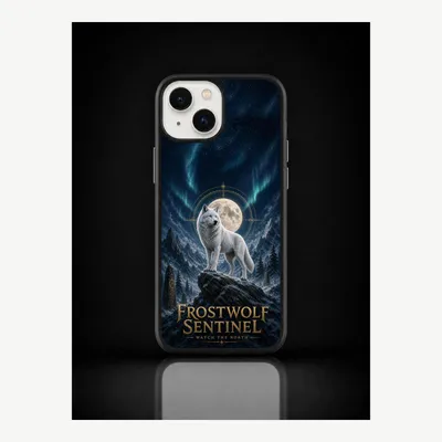 Obrázok produktu pre Puzdro na iPhone 14, ochranné puzdro s motívom Frostwolf – značka LUNØIR