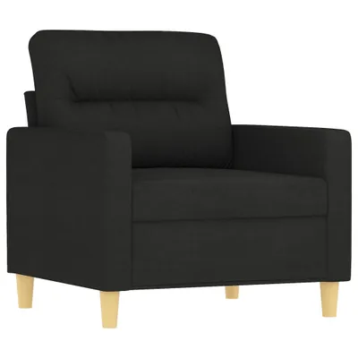 Produktbild von Sofasessel Schwarz 60 cm Stoff
