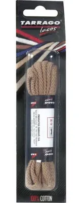 Image de Lacets Tarrago Cordelet Noir Lacets Ronds Robustes 120cm - Tarrago