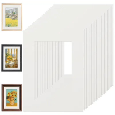 Passepartout Karton 20 Stück 13×18 cm