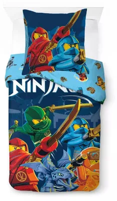 Produktbild von LEGO Ninjago Kinderbettwäsche-Set Abenteuer für kleine Ninja-Fans