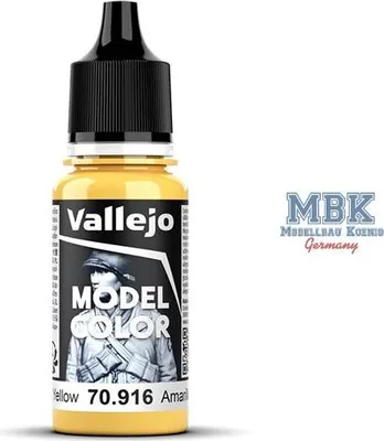 Productafbeelding van Vallejo 70.916, 17 ml, Geel, Mat, Fles