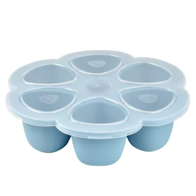 Produktbild von Beaba Multiportions aus Silikon 6 x 90 ml windisches blau; 912493