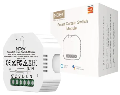 Produktbild von MOES WLAN Rolladenschalter Modul, Rolladensteuerung, Alexa, Tuya