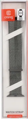 Produktbild von Armband Crong Nylon für Apple Watch 49/46/45/44 mm, Grün