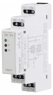 Produktbild von Bistabiles Zeitrelais 2-polig 230V AC PBM-07 Exta Zamel