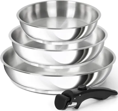 Produktbild von MICHELANGELO Pfannen-Set, Edelstahl