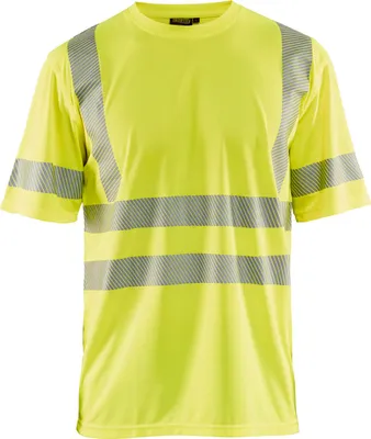 Produktbild von Blakläder High Vis T-Shirt 3420 1013 in div. Farben, Farbe:gelb, Größe:2XL
