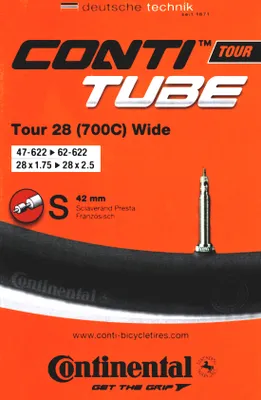 Produktbild von Continental Tour 28 Wide SV 42 mm (47-622/62-622) 28 Zoll Fahrrad Schlauch