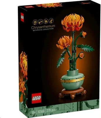 Obrázok produktu pre LEGO Botanicals Chryzantéma, Stavebnica, 18 rok / roky, Plast, 278 kusov, 360 g