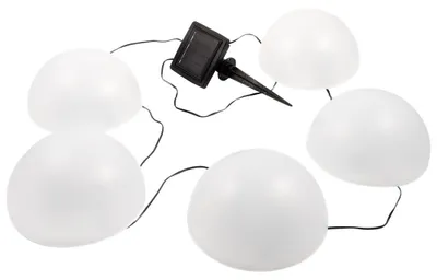 Image de LED 0.24W RGB IP44 HEMI Eko-Light hémisphères décoratifs solaires pour le jardin