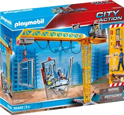 Produktbild von PLAYMOBIL City Action 70441 RC-Baukran mit Bauteil