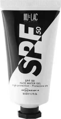 Produktbild von Mulac Cosmetics SPF 50 Face Water Gel, Sonnenschutzgel, Gesicht, Tube, Schutz, Jeder Hauttyp, 50 ml