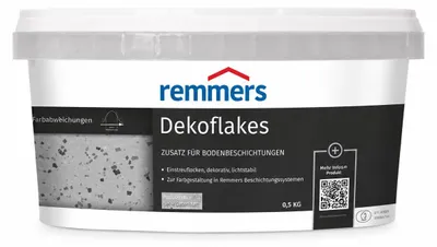 Produktbild von Remmers Dekoflakes anthrazit 0,5 kg, Malerzubehör