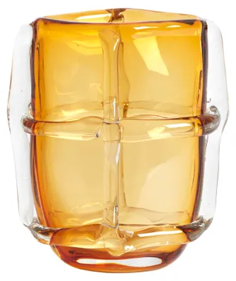 Produktbild von Light&living Vase 19 x 14 x 22 cm ASHORO Glas, bernsteinfarben