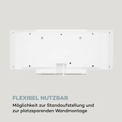 Produktbild von auna V-20 Kompaktanlage - Stereoanlage mit CD-Player und DAB+ Tuner, Mini Hifi Anlage mit UKW-Empfänger, Bluetooth, NFC, USB, MP3, AUX, Fernbedienung, LED-Display, Wandmontage möglich, weiß