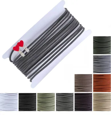 5m extra starke Gummikordel 5mm stone