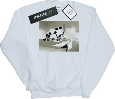 Produktbild von Disney - "Crazy Pilot" Sweatshirt für Damen BI27342 (L) (Weiß)