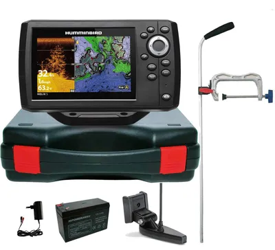 Produktbild von Humminbird Helix 5 Chirp GPS DI G3 Down Imaging GPS Kartenplotter Echolot Portabel Profi - Komplett mit Geber