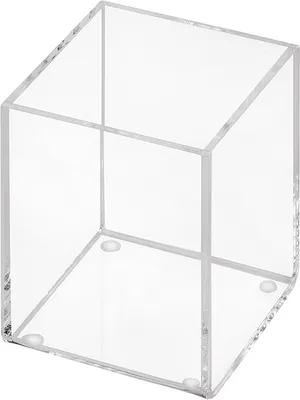Produktbild von Aufbewahrungsbox aus Acrylglas 75x75mm, 100mm Hoch,  transparent / durchsichtig / Kunststoff / Quadratisch / Sammelbox / ohne Deckel - Zeigis®