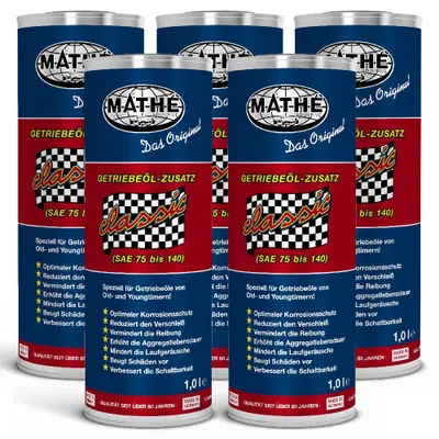 Produktbild von MATHÉ Classic Getriebeöl-Zusatz SAE 75W-140 5 x 1,0 l