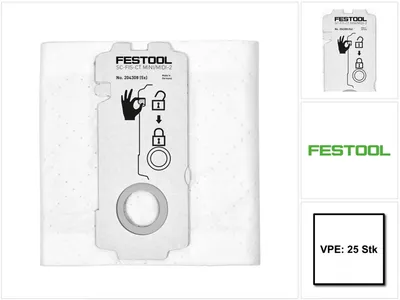 Immagine prodotto di Festool SELFCLEAN Sacchetto filtro SC-FIS-CT MINI/MIDI-2/25 - 25 pezzi ( 204308 ) per CT MINI e CT MIDI dall'anno di costruzione 2019