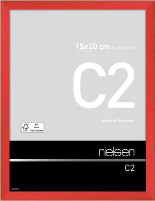 Obrázek produktu pro Nielsen hliníkový rámeček na fotky C2 tornado červený 15×20 cm