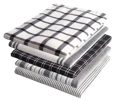 Obrázek produktu pro Kuchyňské utěrky, 100% bavlna, savé, rozměry 70x50 cm, balení 5 kusů, vhodné do kuchyně