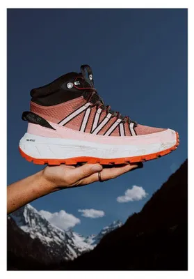 Immagine prodotto di Jack Wolfskin Wild Hike Texapore Mid W - Scarpe da trekking da donna, impermeabili, rosso/rosa, taglia 41
