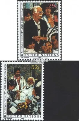 Produktbild von Briefmarken UNO - New York 1993 Mi 642-643 (kompl.Ausg.) postfrisch Die Senioren