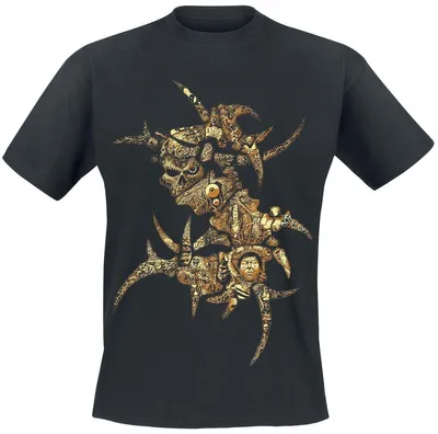 Produktbild von Sepultura T-Shirt Herren S Logo schwarz Band-Merch, Bands 100% Baumwolle S