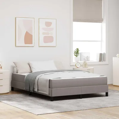 Produktbild von vidaXL Boxspringbett Taupe 160 x 200 cm Stoff