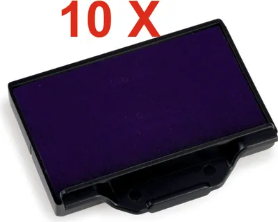 Produktbild von 10 X Trodat Ersatzkissen 6/53 für Professional 5203 – Stempelfarbe violettFür Professional 5203, 5253, 5440
