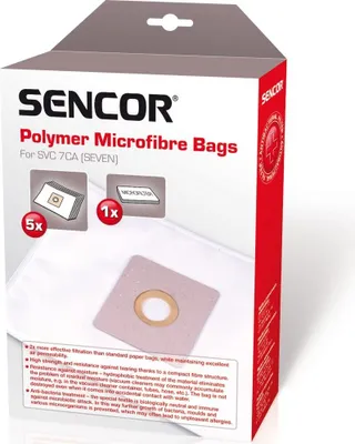 Immagine prodotto di SVCX 0751 Borsa SVC 7CA/PE (5 pezzi) SENCOR