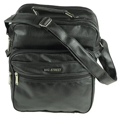 Produktbild von Bag Street Tasche Herren Kunstleder schwarz 28x14x36 D3OTJ131S
