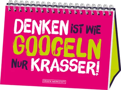 Obrázek produktu pro Denken ist wie googeln nur krasser