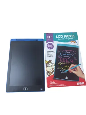 Produktbild von LCD-Schreibtafel 12 Zoll mit Stift für Kinder – Wiederverwendbar