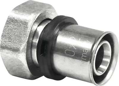 Produktbild von Press-Übergangsverschraubung TH und U-Kontur 20 x 2 mm - 3/4 mit Eurokonus für Verbundrohr"