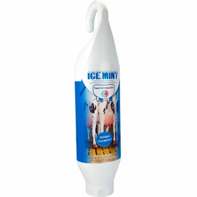 Imagen del producto de Gel refrescante con sabor a menta, para botellas de pie o para colgar