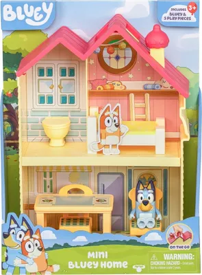 Obrázok produktu pre Moose Toys Bluey Mini Heelers Home, Zviera, 3 rok / roky, Viacfarebný, Plast