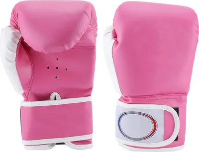 Obrázek produktu pro 1 pár dětských boxerských rukavic pancéřový pytel trénink sparring pro chlapce a dívky růžová