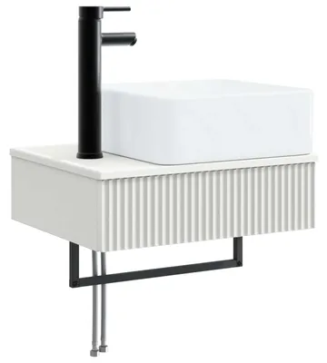 Zdjęcie produktu dla Umywalka montowana na ścianie Biały 53 x 35 x 39 cm