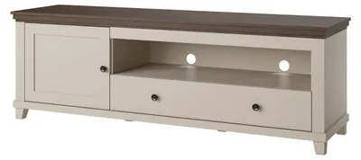 Produktbild von Masseno TV-Schrank EVANDRO 181 cm Fernsehschrank mit 1 Schubladen und 1 Türen TV-Lowboard für Wohnzimmer Modern 181x49x61 cm Beige / Beige