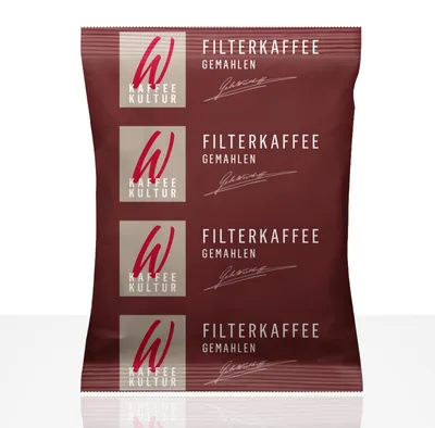 Produktbild von Westhoff Merkur Plus - 42 x 60g Kaffee gemahlen + 50 Korbfilter, Servicepaket